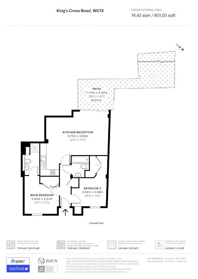 Spacious 2 Bed 2 Bath Kings Cross Apartment Londres Exterior foto